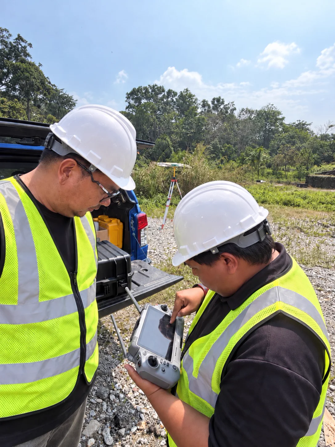LANGIT pilots preparing the Selayang mission